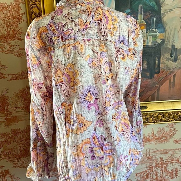 Sundance Ruffle Floral Blouse - Picture 2 of 9